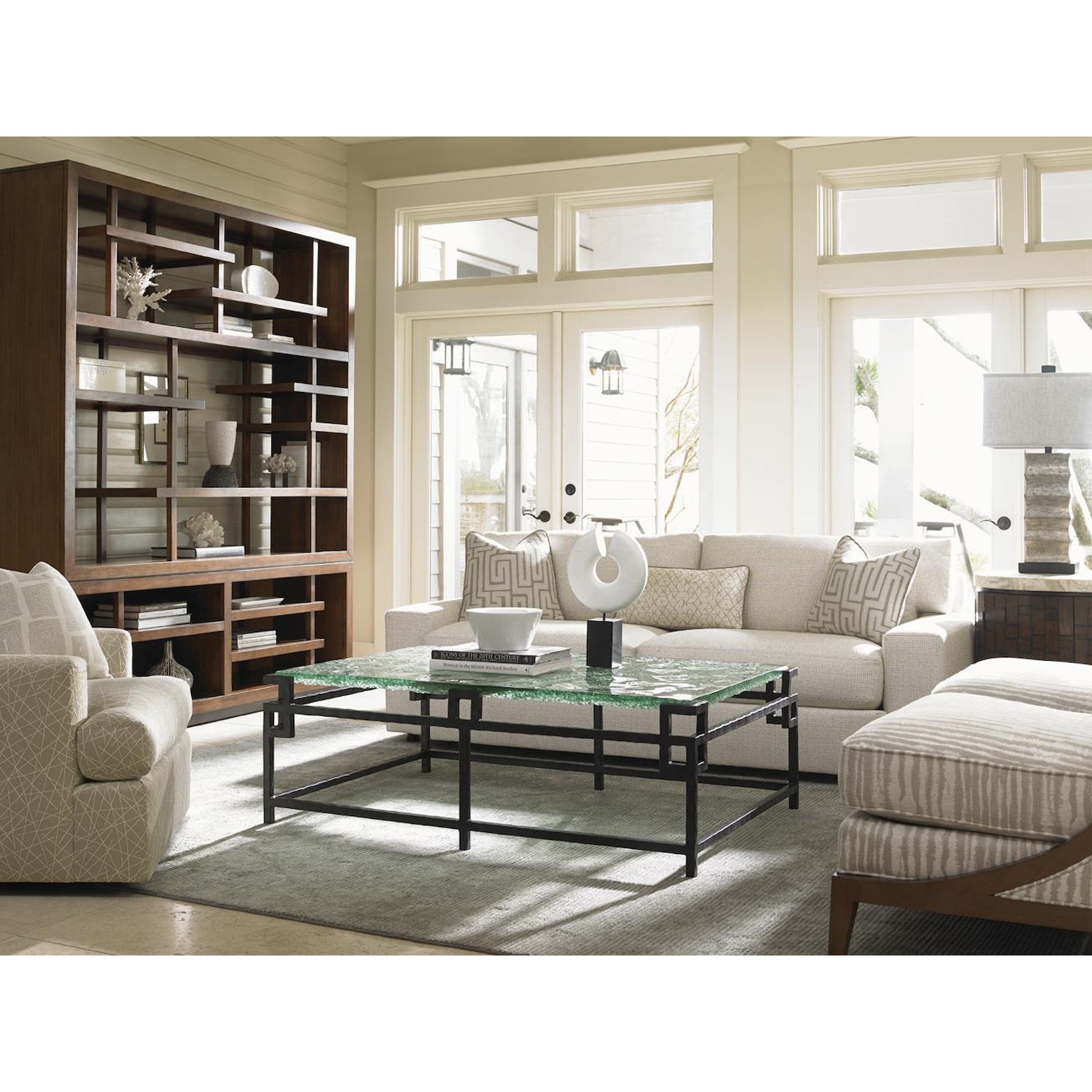 Tommy Bahama Home Island Fusion 556947C Hermes Reef Glass Cocktail